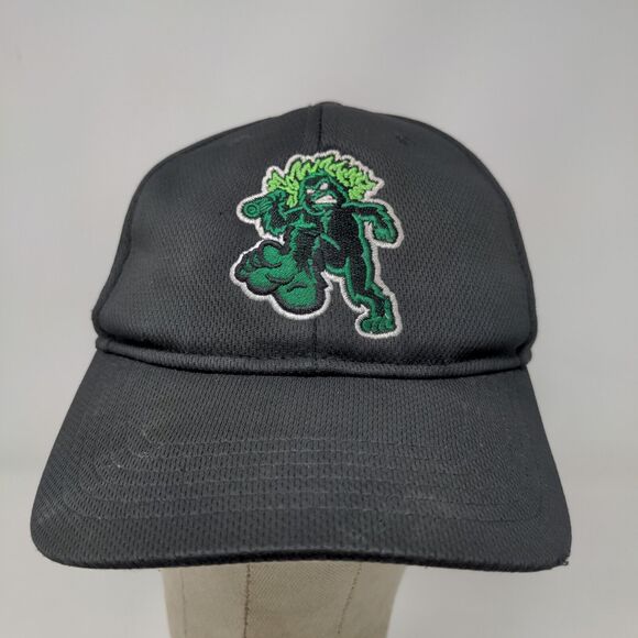 OC Sports Men's Strapback Hat Minor League Eugene Emeralds Hat Cap Black OSFM - Picture 2 of 11